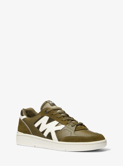 Rebel Leather Sneaker in OLIVE | Michael Kors