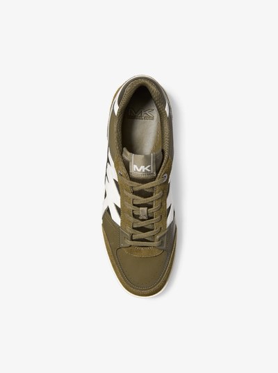 Rebel Leather Sneaker in OLIVE | Michael Kors