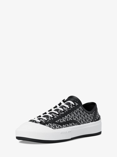 Jude MK2000 Logo Jacquard Sneaker in BLACK | Michael Kors