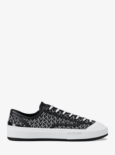 Jude MK2000 Logo Jacquard Sneaker in BLACK | Michael Kors