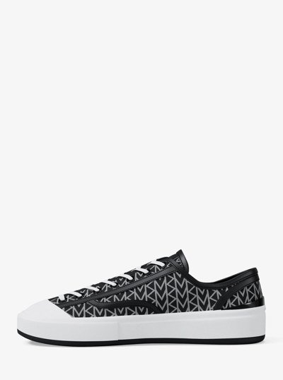 Jude MK2000 Logo Jacquard Sneaker in BLACK | Michael Kors