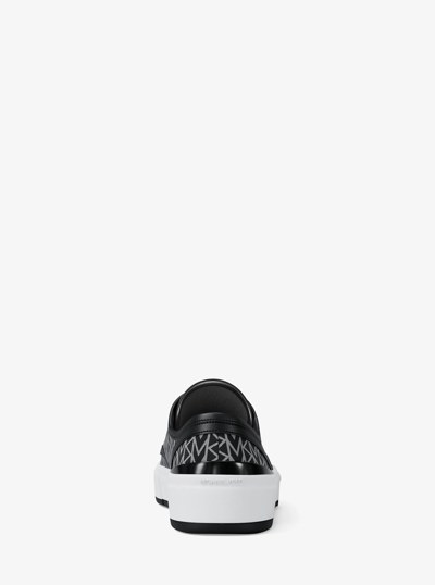 Jude MK2000 Logo Jacquard Sneaker in BLACK | Michael Kors