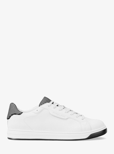 Keating Leather Sneaker in BLACK | Michael Kors