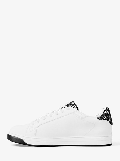Keating Leather Sneaker in BLACK | Michael Kors