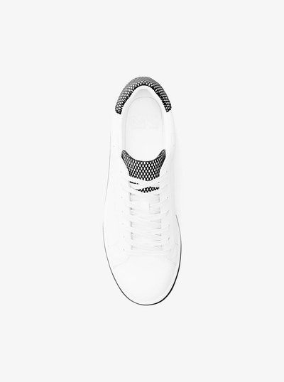 Keating Leather Sneaker in BLACK | Michael Kors