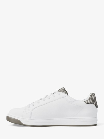 Keating Leather Sneaker in BIRCH | Michael Kors