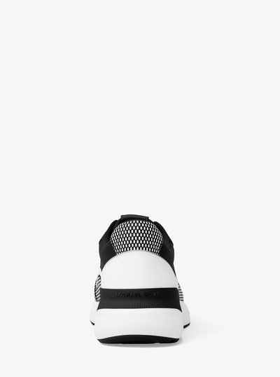 Trevor Mixed-Media Trainer in BLACK | Michael Kors