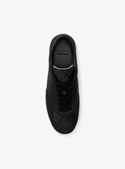Wilton Mixed-Media Sneaker in BLACK | Michael Kors