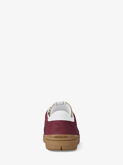 Wilton Suede Lace-Up Sneaker in MULBERRY | Michael Kors