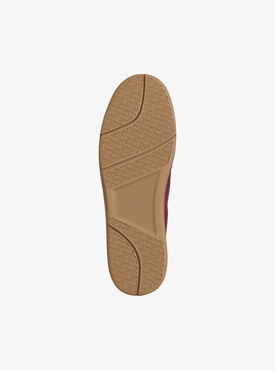 Wilton Suede Lace-Up Sneaker in MULBERRY | Michael Kors