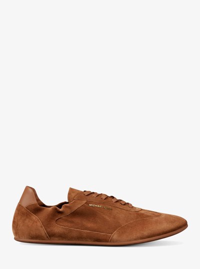 Archer Suede Sneaker in LUGGAGE | Michael Kors
