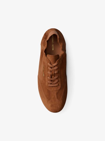 Archer Suede Sneaker in LUGGAGE | Michael Kors