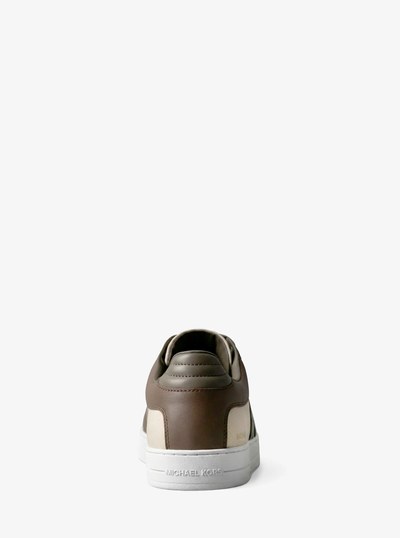 Brady Color-Block Leather Sneaker in LODEN MULTI | Michael Kors