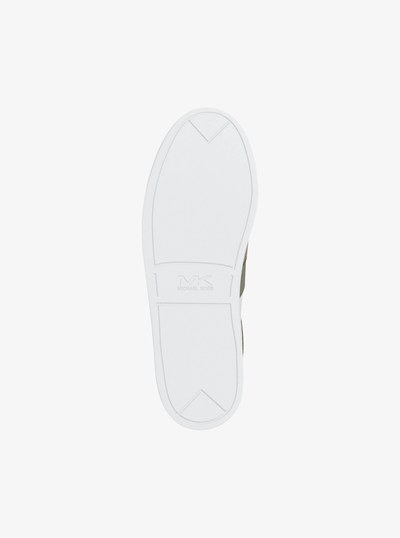 Brady Color-Block Leather Sneaker in LODEN MULTI | Michael Kors
