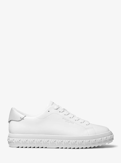 Grove Leather Sneaker in OPTIC WHITE | Michael Kors