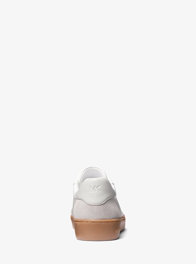 Scotty Leather Sneaker in ALUMINUM MLT | Michael Kors