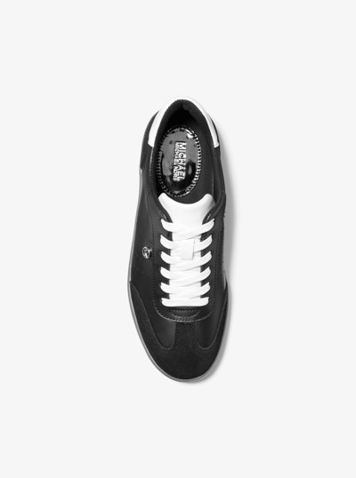 Scotty Leather Sneaker in BLACK | Michael Kors