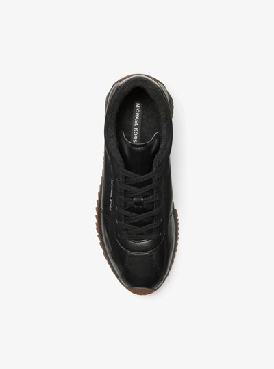 Rhodes Leather Trainer in BLACK | Michael Kors