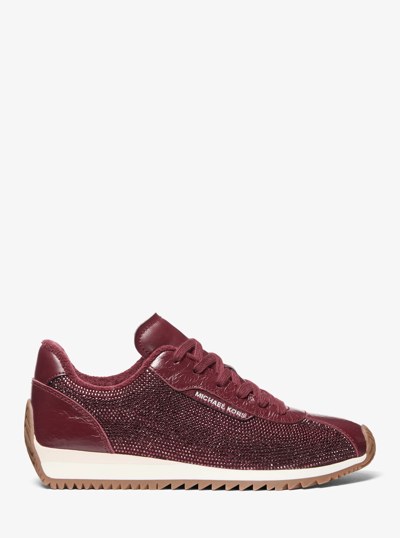 Rhodes Leather Trainer in OXBLOOD | Michael Kors