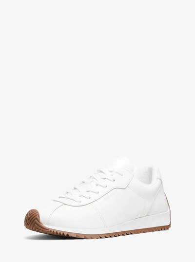 Rhodes Leather Trainer in OPTIC WHITE | Michael Kors