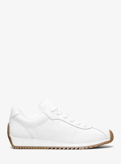 Rhodes Leather Trainer in OPTIC WHITE | Michael Kors