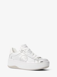 Dottie Metallic Leather Platform Sneaker