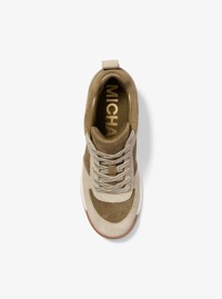 Nikko S2 Perforated Suede Wedge Trainer