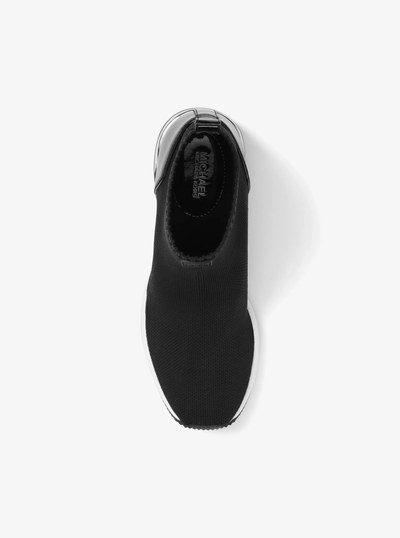 Skyler Stretch-Knit Sock Sneaker in BLACK | Michael Kors