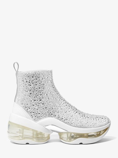 Olympia Extreme Embellished Knit Sock Sneaker