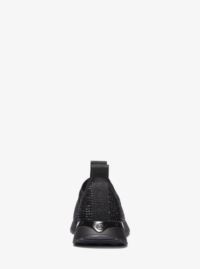 Bodie Embellished Stretch Knit Slip-On Trainer