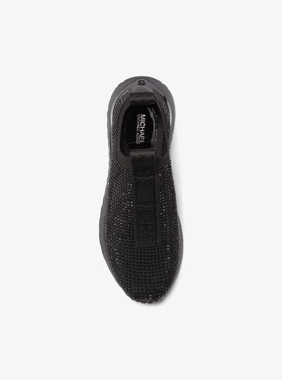 Bodie Embellished Stretch Knit Slip-On Trainer
