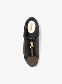 Espadrille Keaton &agrave; logo Signature et &agrave; fermeture &eacute;clair