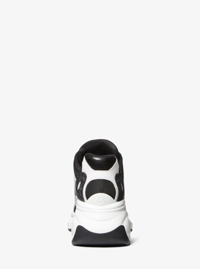 Zuma Empire Signature Logo and Mesh Trainer in BLACK | Michael Kors