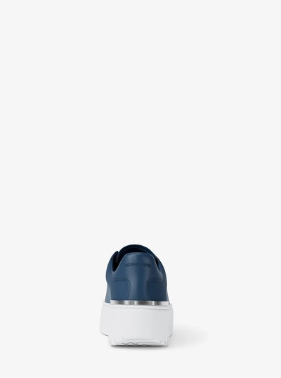 Dottie MK2000 Logo Jacquard Platform Sneaker in RIVER BLUE | Michael Kors