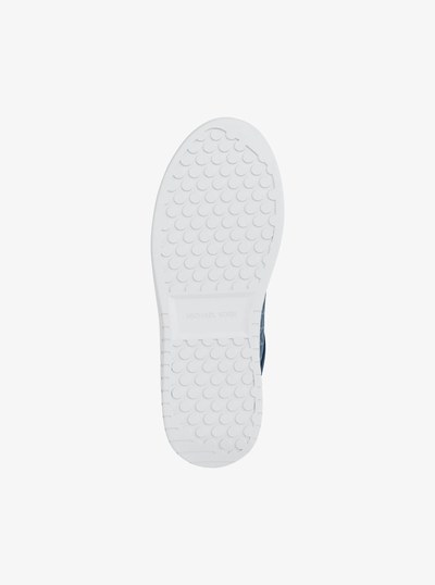 Dottie MK2000 Logo Jacquard Platform Sneaker in RIVER BLUE | Michael Kors