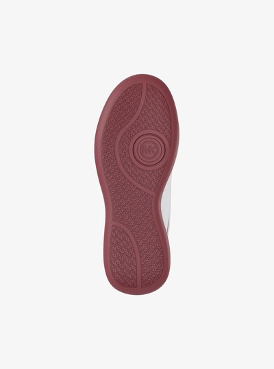 Emmy Mixed-Media Wedge Trainer in ROSEWOOD | Michael Kors