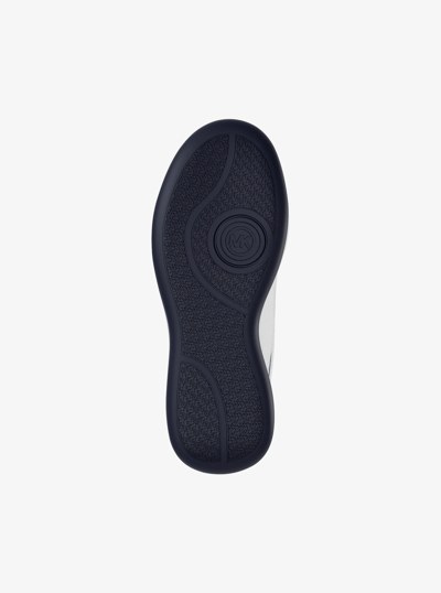 Emmy Mixed-Media Wedge Trainer in DRESS BLUES | Michael Kors
