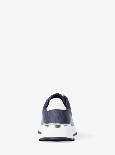 Jaime Mixed-Media Trainer in DRESS BLUES | Michael Kors