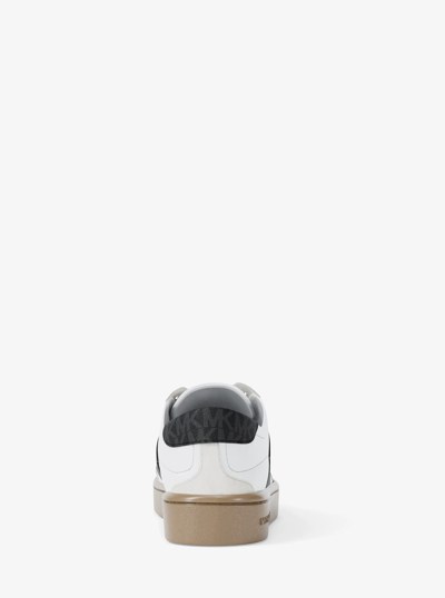 Kaycee Signature Logo Stripe Sneaker in BLACK | Michael Kors