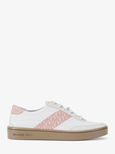 Kaycee Signature Logo Stripe Sneaker in BALLET | Michael Kors