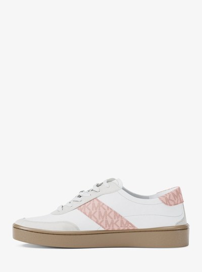Kaycee Signature Logo Stripe Sneaker in BALLET | Michael Kors