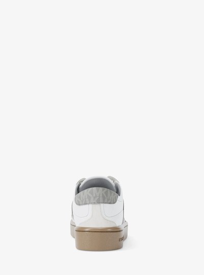 Kaycee Signature Logo Stripe Sneaker in QUARRY GREY | Michael Kors