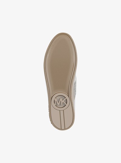 Kaycee Signature Logo Stripe Sneaker in QUARRY GREY | Michael Kors