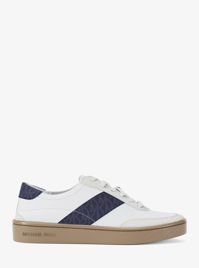 Kaycee Signature Logo Stripe Sneaker in DRESS BLUES | Michael Kors