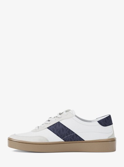 Kaycee Signature Logo Stripe Sneaker in DRESS BLUES | Michael Kors