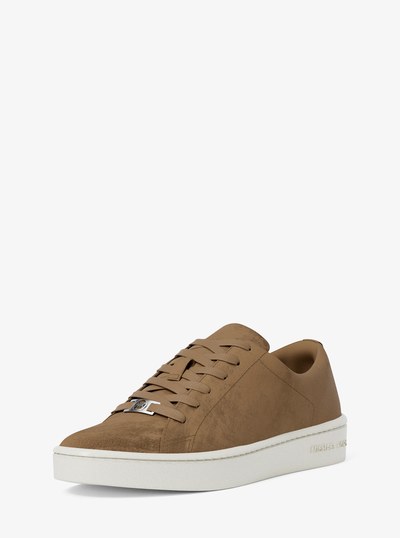 Keaton Suede Sneaker in HUSK | Michael Kors