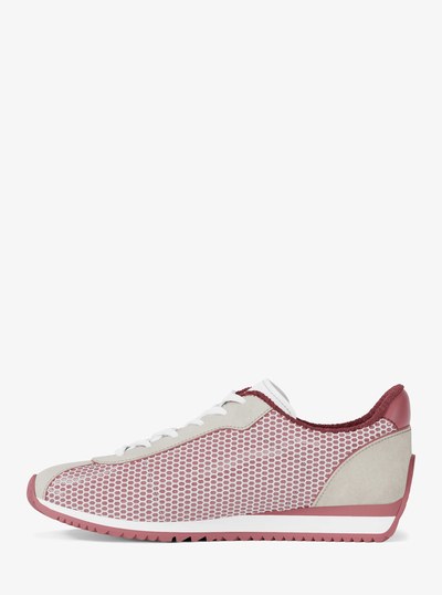 Rhodes Mixed-Media Trainer in ROSEWOOD | Michael Kors