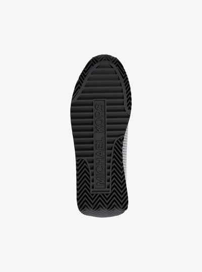 Rhodes Mixed-Media Trainer in OPTIC WHITE/BLK | Michael Kors