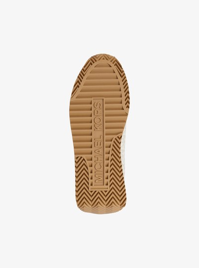 Rhodes Signature Logo Trainer in VANILLA | Michael Kors