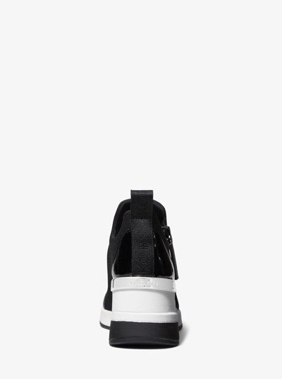 Willis Stretch Knit Trainer in BLACK | Michael Kors